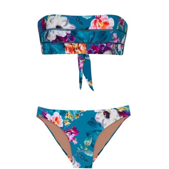 New. Pilyq floral bikini set.  Large. Retail $148 - Picture 6 of 11